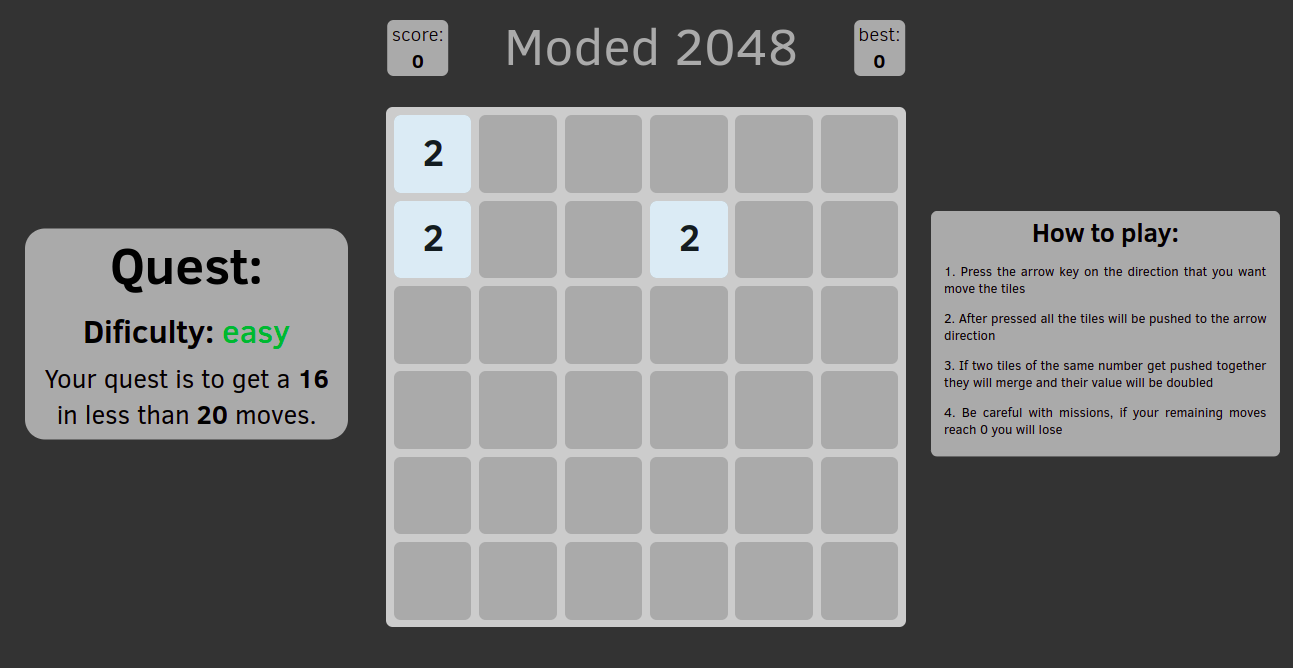 Jogo de 2048 - Jogue Online